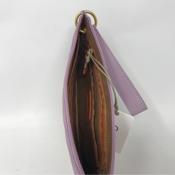Hobo Quilted Leather Vida Wristlet OS - Lavender